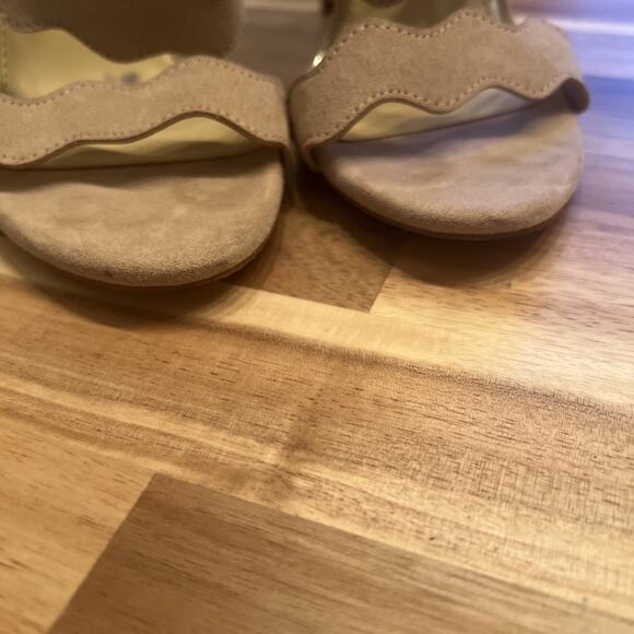 Jessica Simpson tan strappy chandri heels - size 8 - Picture 10 of 10